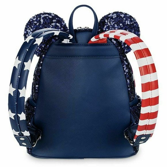 Disney Loungefly NWT Stars And Stripes Americana - Picture 2 of 3